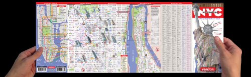NYC Midtown Map | Laminated Pocket City Map of Manhattan with Attractions & Hotels