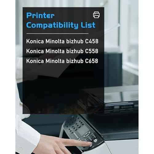Compatible TN514K Toner Cartridge (1 Pack, Black, 29,000 Pages) for Konica Minolta Bizhub C458 C558 C658 Replaces TN514, TN324, TN326, TN512, TN513, TN515, TN516, A9E8130