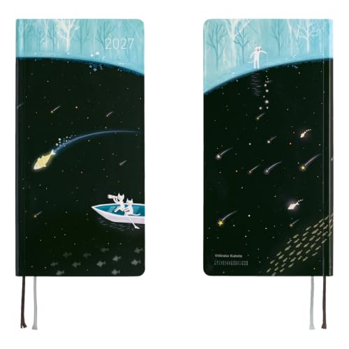 Hobonichi Techo 2027 Weeks Planner Hiroko Kubota Light Blue Forest Collab
