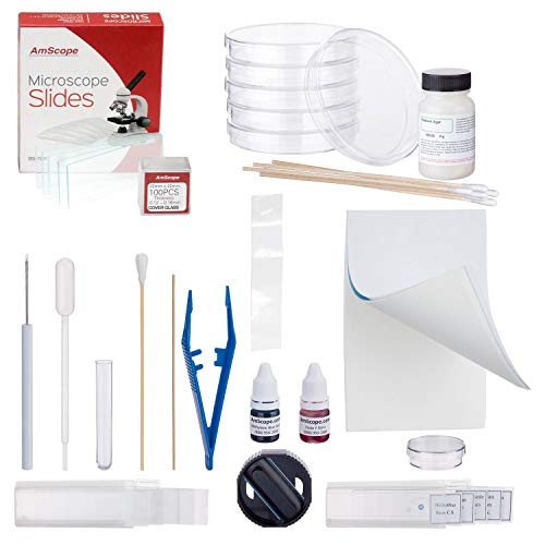 AmScope AK-MSP01 Microscope Accessory Kit for Sample Preparation & Culturing