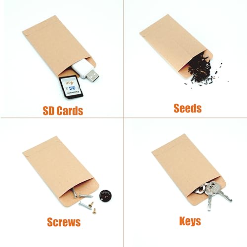 Officeva 1000 Pcs Small Coin Envelopes 2.25 x 3.5 inch Gummed Flap - Bulk Pack