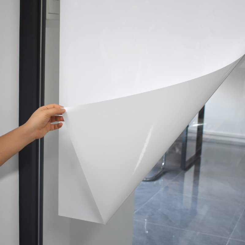 MVISUAL White Dry Erase Board Sticker Pack 15 Sheets 31.5 x 24 Inches for Walls - White