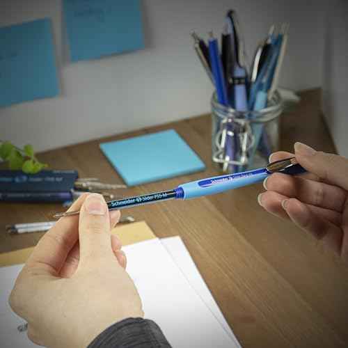 Schneider Slider 755 XB (Extra Broad) Ballpoint Pen Refill, 1.4 mm, ISO Format G2, Black Ink, Box of 10 Refills (175501)