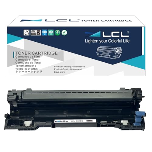 LCL Compatible Imaging Unit Replacement for Kyocera DK1242 DK-1242 MA2000 MA2000w PA2000 PA2000w Printers (1-Pack Black)