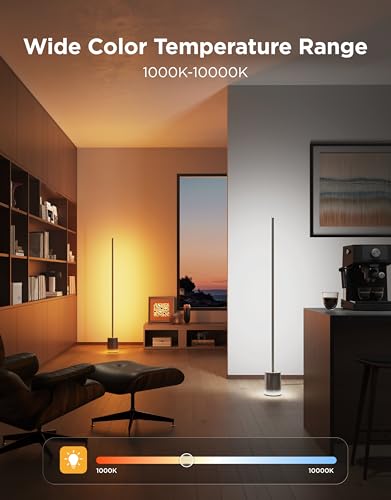 Govee Smart Floor Lamp with LuminBlend+ | Tunable 1000K-10000K, App & Voice Control