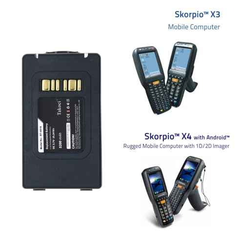 5200mAh Replacement Battery for Datalogic Skorpio X3 Skorpio X4,fits Part no BT-0016 94ACC0046 94ACC0048 BT-0015 Barcode Scanner Battery