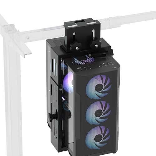 FLEXISPOT For Single-Crossbeam: Computer Tower Stand, 5.63-9.53W x 11.81-20.47L, 44 lb Capacity