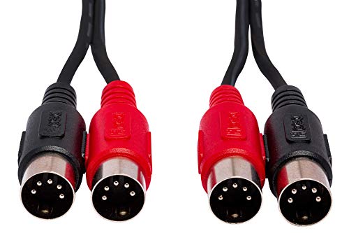 Hosa MID203 Dual MIDI Cable - 9.9 Feet, 3 Meter