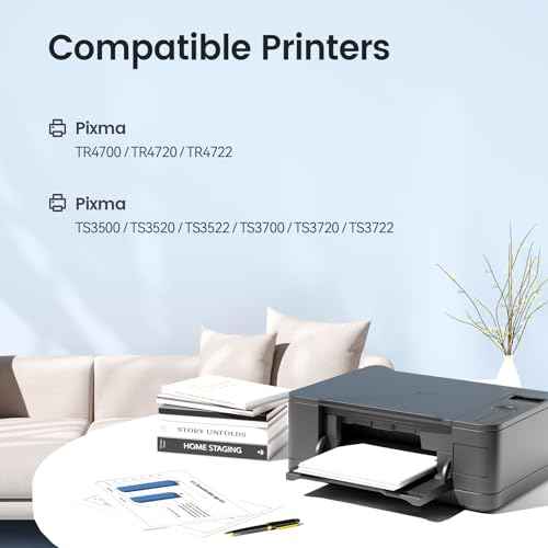 XJI 275 XL 276 XL Compatible Ink Cartridges Replacement for Canon PG-275XL CL-276XL 275 276 Black Color Combo Pack, for Pixma TS3520 TS3522 TS3720 TS3722 TR4720 TR4722 TS3500 TS3700 TR4700 Printer