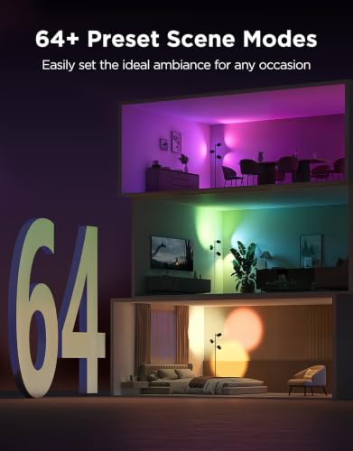 Govee Tree Floor Lamp with 3 Rotatable Lights, Smart Mood Lighting