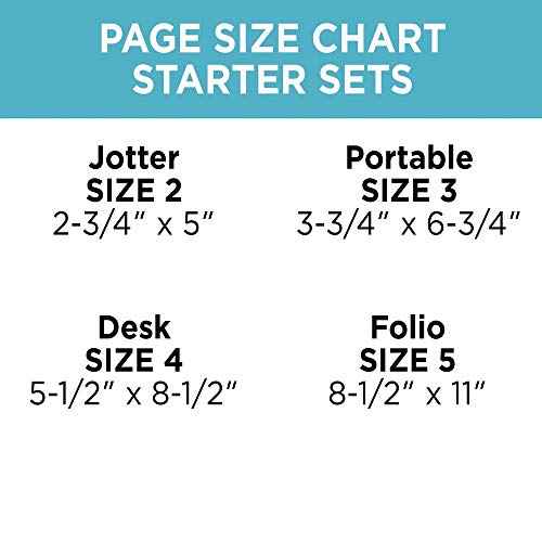 AT-A-GLANCE Genuine Leather Undated Starter Set, Folio Size, Black (038-0540-05)