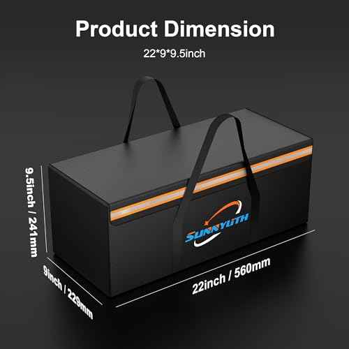 12V 200Ah LiFePO4 Lithium Battery Fireproof Safe Bag, Large Capacity Explosion-proof Lipo Battery Bag for Charging and Storage, Waterproof Box for Documents and Valuables - 22¡¿9¡¿9.5in