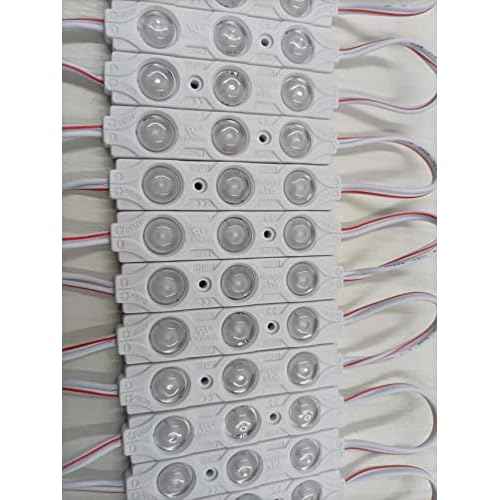 Blue LED Module DC12V 0.72W Decorative Tape Light with Lens for Lightbox Letter Advertising Signs with Tape Adhesive Backside (200pcs Pack)