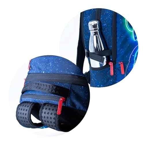 streetart Graffiti Backpack Adult,Casual Daypack,Designer Laptop Backpack for 15.6 Inch,Cool Backpack for Unisex (Astro Mikey)