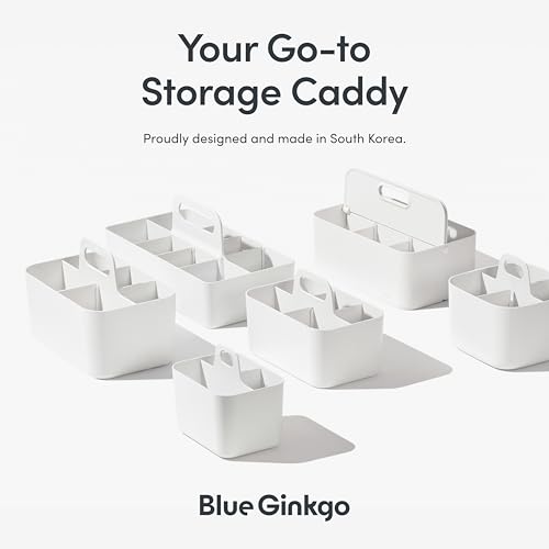 BLUE GINKGO Green Stackable Rectangle Organizer Caddy - Made in Korea