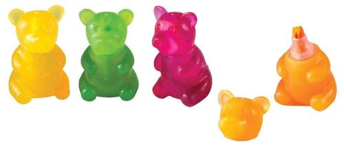 Raymond Geddes Scented Gummy Bear Highlighters (Pack of 24)