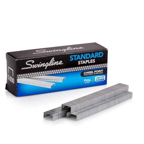 Swingline¢ç Standard Staples, 1/4", Full Strip, Box of 5,000