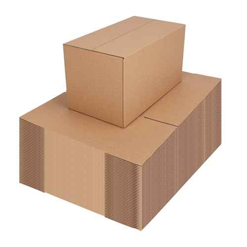 CRUGLA 40 Packs 11x6x6 Shipping Boxes for Small Business, Corrugated Cardboard Boxes Bulk for Shipping Packing Mailing