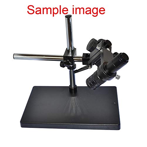 Heavy Duty Microscope Boom Stand with 50mm Lens Holder, Adjustable 3D Movement