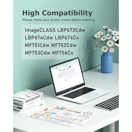 KALOKING 069 High Capacity Toner Cartridge Remanufactured Replacement for Canon 069 069H 4 Pack for imageCLASS MF753Cdw MF751Cdw LBP674Cdw Printer