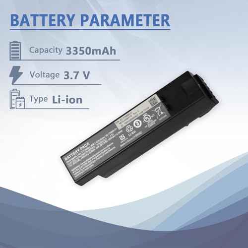 Replacement for Zebra DS8178 Scanner Battery: for DS8100 DS8178 DS8170 DS6878-SR Handheld Barcode Scanner Battery 82-176890-01 Lithium ion 3400mAh