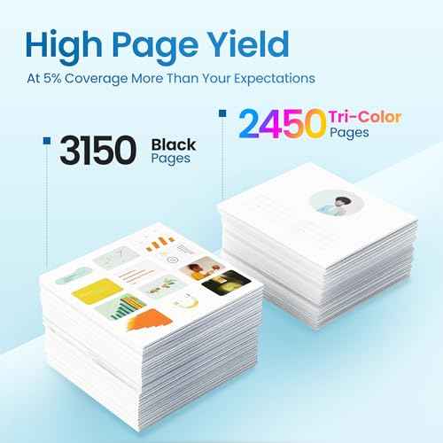 206X Toner Cartridges Set Replacement for 206X 206A for Color Laserjet Pro MFP M283fdw M283cdw M283fdn M282mw Pro M255dw M255nw M283 M255 Printer W2110X W2110A (with Chip)