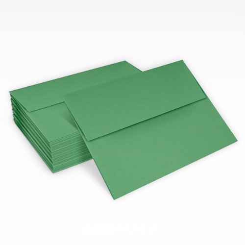LUXPaper A2 Invitation Envelopes | Peel & Press | 4 3/8" x 5 3/4" | Holiday Green | 60lb. Text | 250 Qty