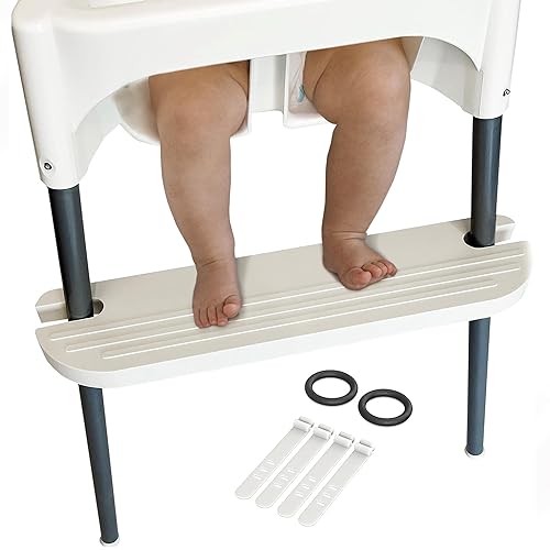 Adjustable IKEA Antilop Foot Rest for High Chair - 4-Way Polypropylene, Non-Slip