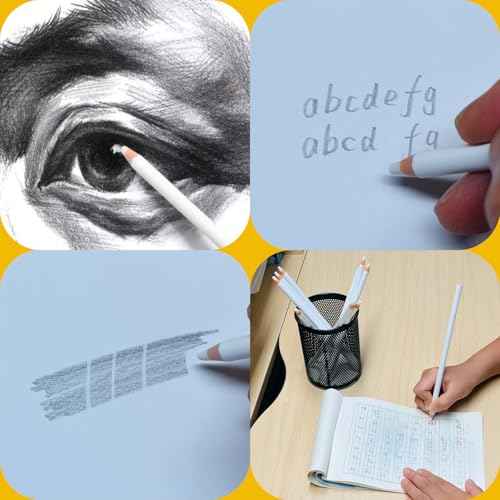 Eraser Pen 10-Pack Erasers for Pencils Accurate Force Transmission Precise Erasers Drawing Eraser Pencil Erasers for Artists