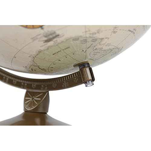 Replogle Globes Franklin World Globe, Antique Ocean, 12-Inch Diameter,Over 4,000 Place Names