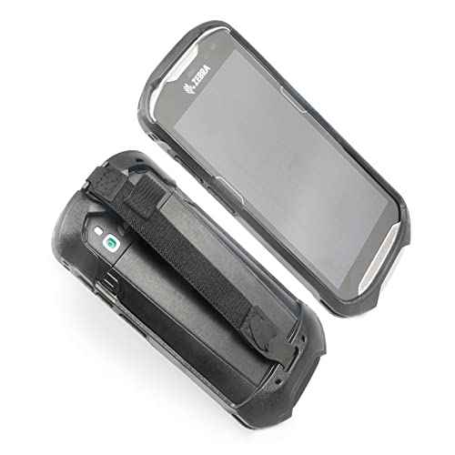 IYOUBOL Protective Cover Bumper Case Rugged Boot with Hand Strap for Zebra TC51 TC510K TC52 TC56 TC57 Black