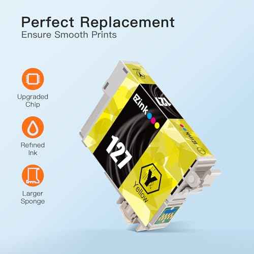 E-Z Ink Remanufactured Ink Cartridge Replacement for Epson 127 T127 to use with NX530 625 WF-3520 WF-3530 WF-3540 WF-7010 WF-7510 7520 545 645 (2 Cyan, 2 Magenta, 2 Yellow) 6 Pack