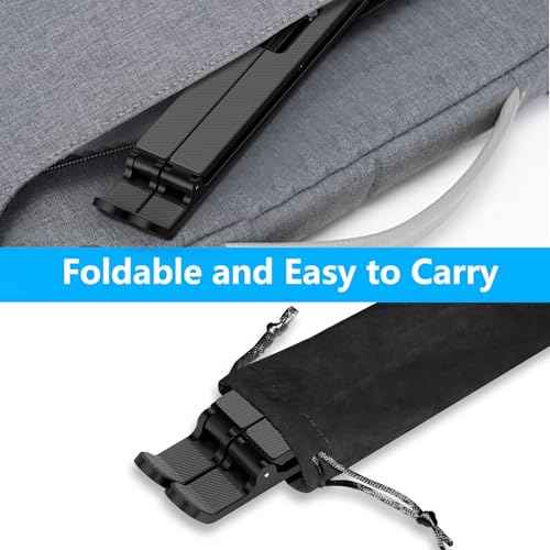 Adjustable Laptop Stand, Portable Laptop Riser for Desk, ABS+Silicone Foldable Ventilated Cooling Notebook Holder Stand for 10-15.6¡± Laptops,Tablets