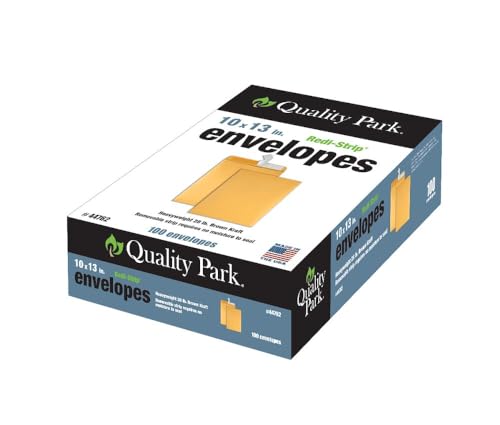 10 x 13 Self Seal Catalog Envelopes - Heavyweight Brown Kraft Mailing & Storage