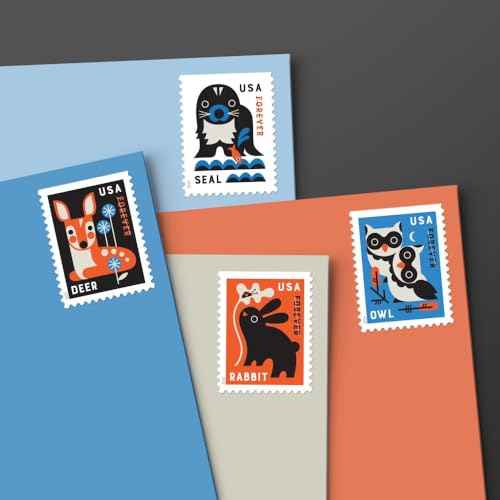 Baby Wild Animals 2025 (Book of 20) First-Class Mail Forever Postage Stamps