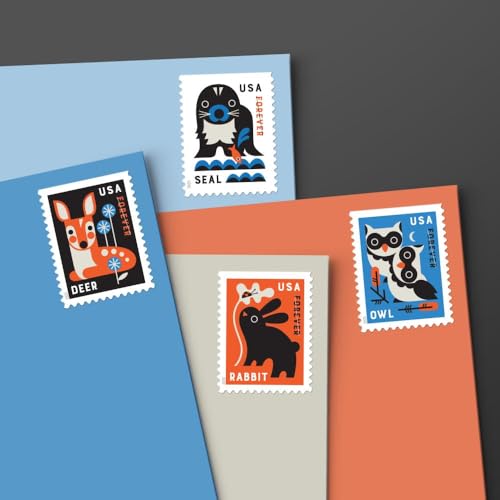 United States Postal Service Baby Wild Animals 2025 (20 Stamps) First-Class Forever Postage