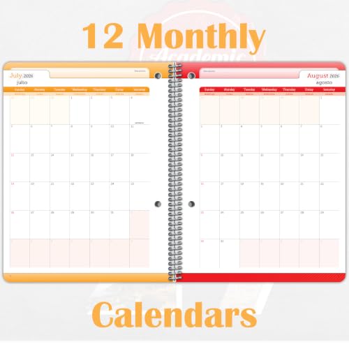School Datebooks Monthly Planner 2026-2027 Medium Boulder Cover 6.625" x 9"