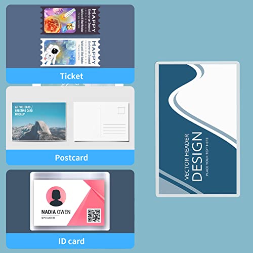 XUWAIDSGN 4x6 inch 5mil Thermal Laminating Pouches Pack of 200 Clear Business Card and Badge Laminates