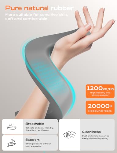 Black LOXP Aluminum Laptop Stand with Wrist Support, Ergonomic Desk Riser