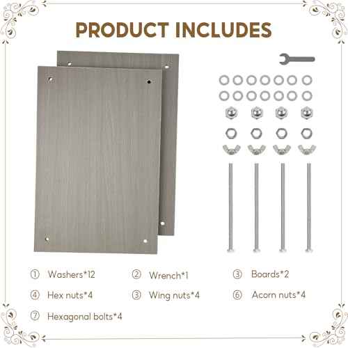 HEYUROP Book Press, Book Binding Machine, Flower Press Kit 17.7 * 11.8 inch
