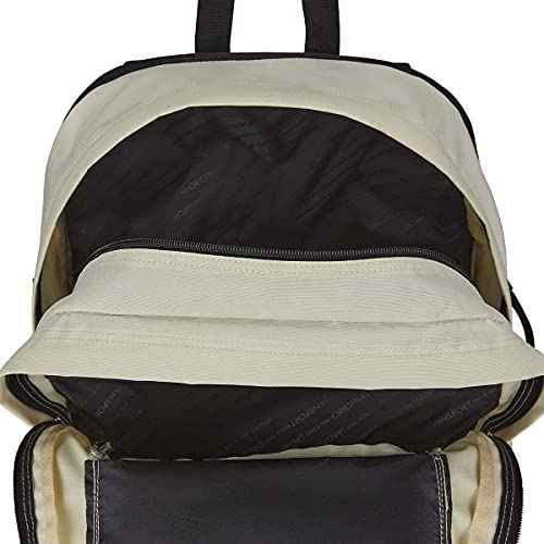 JanSport Main Campus Backpack - Travel or Work backpack w 15-Inch Laptop Sleeve and Dual Water Bottle Pockets, Coconut