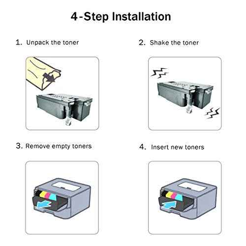 Limeink Compatible Ink Cartridge Replacement for Xerox Workcentre 6027 Toner for Xerox 106r02759 Toner Cartridge Black Phaser 6027 6025 6022 6020 (1 Black, 1 Cyan, 1 Magenta, 1 Yellow)