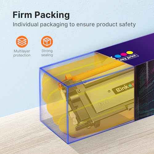 E-Z Ink Compatible TN660 Toner Cartridge Replacement for Brother TN660 TN-660 TN630 High Yield to Use with HL-L2300D HL-L2380DW HL-L2320D DCP-L2540DW HL-L2340DW HL-L2360DW MFC-L2720DW (Black, 4 Pack)