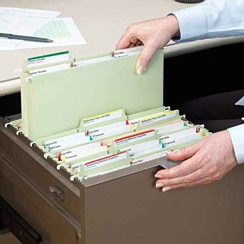 Smead Interior File Folder, 1/3-Cut Tab, Legal Size, Manila, 100 per Box (15230)