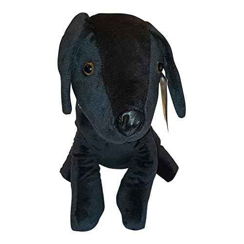 Samuel Lamont/Celtic Weavers, Black Puppy Dog with Collar Weighted Door Stop
