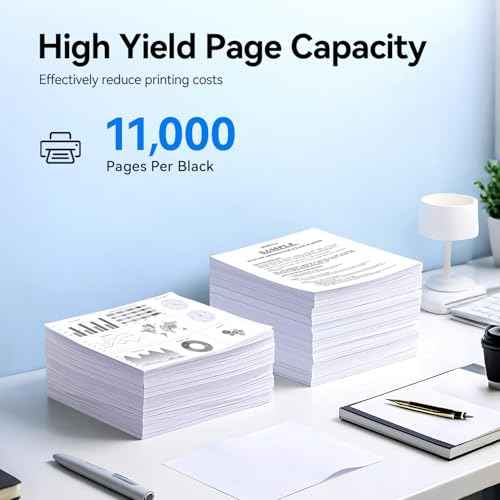 53B1000 Toner Cartridge with Chip Black 1-Pack High Yield Replacement for Lexmark 53B1000 53B1H00 Toner Compatible with Lexmark MS817dn MS817n MS818dn MS818n MX717de MX718de Laser Printer Ink Copier