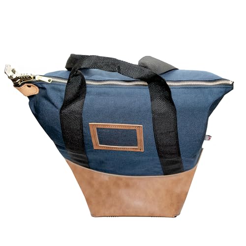Cardinal Navy Blue Heavy Duty Courier Bag 18x18x8 Inch Locking Bag