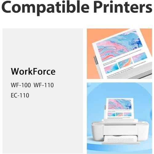T215 215 Ink Cartridge remanufactured for EPSON 215 Ink cartridges Compatible with WF-100 WF-110 EC-C110 Printer(2-Black,1-Tricolor)