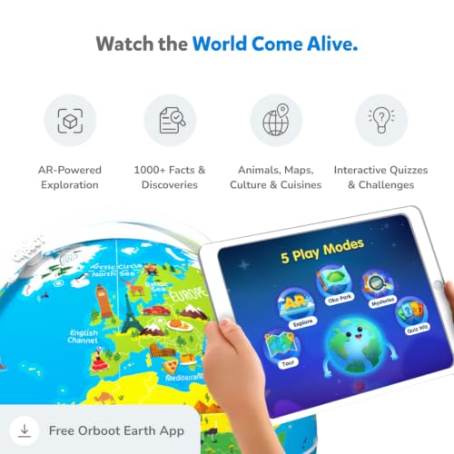 Shifu PlayShifu Orboot Earth Explorer Interactive AR Globe for Kids 4+