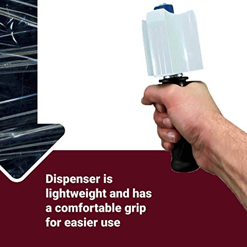 IDL Packaging Stretch Wrap Dispenser for Mini & Bundling Film Rolls,